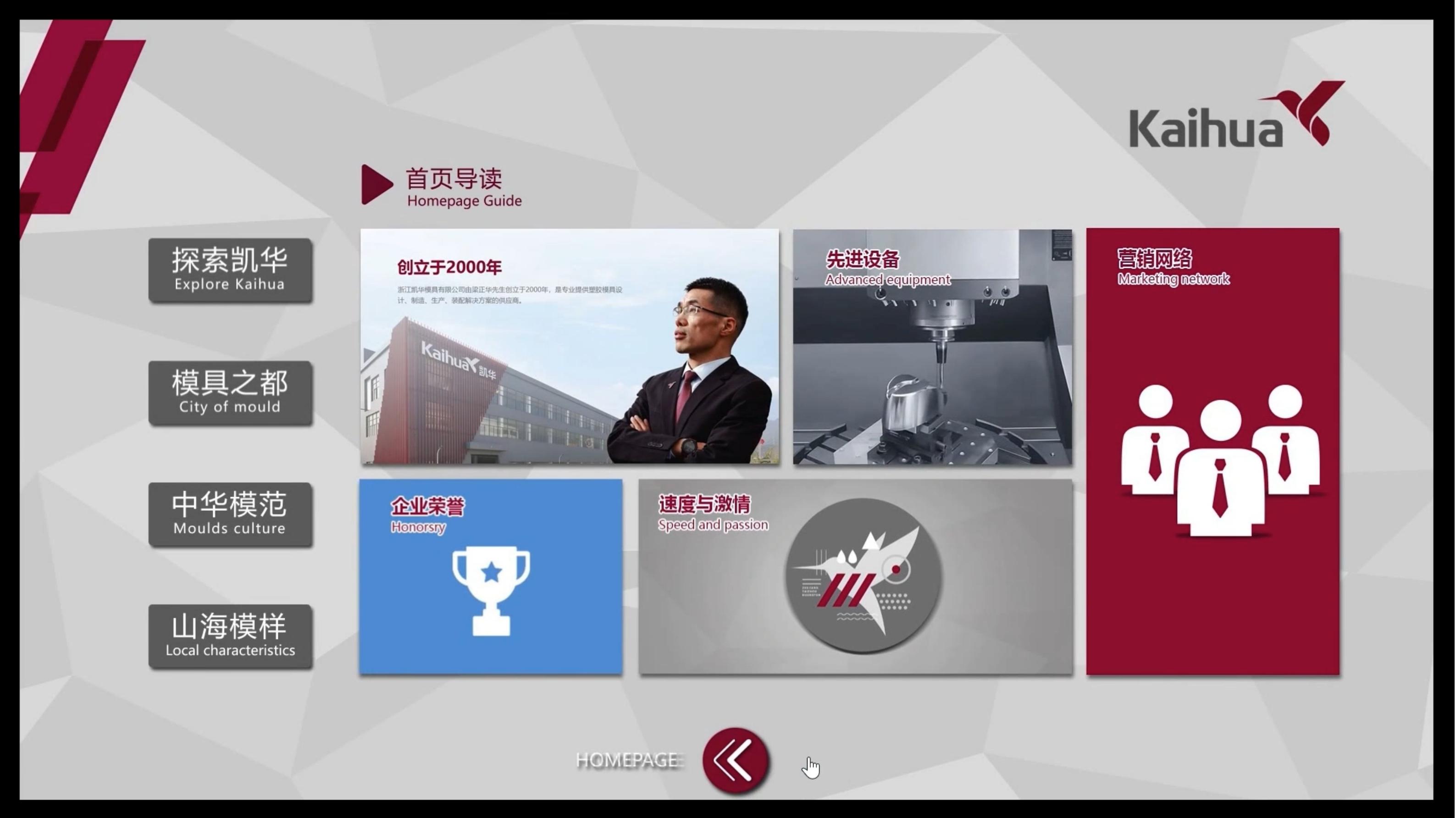 模具文化触摸系统